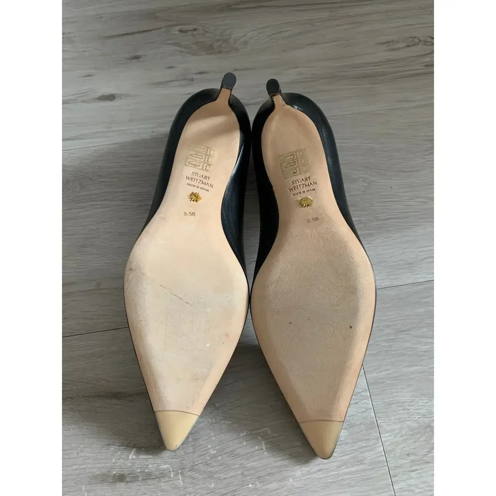 Stuart Weitzman 85 Leather Pumps Size 8.5 - Picture 5 of 6